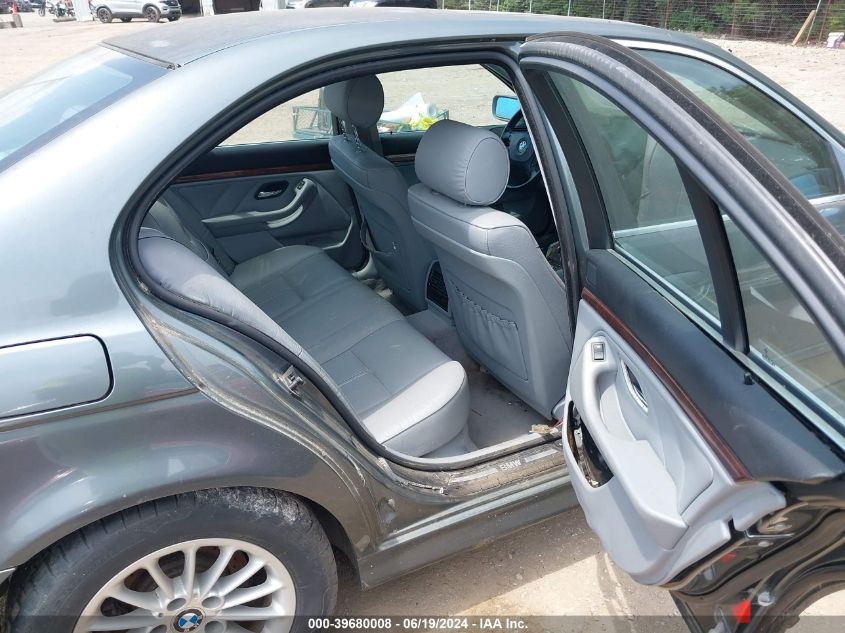 2003 BMW 525Ia VIN: WBADT43413GY98731 Lot: 39680008