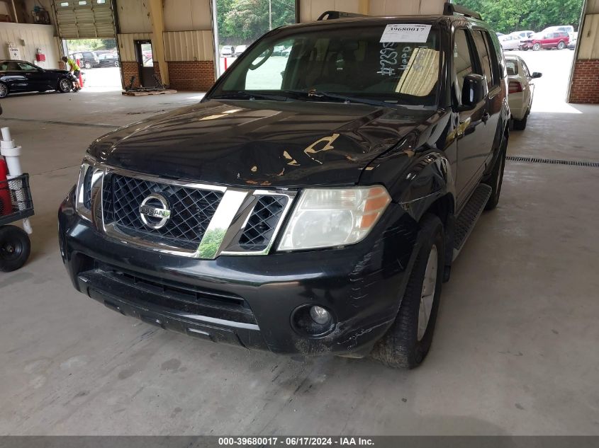 2009 Nissan Pathfinder Se VIN: 5N1AR18B89C612380 Lot: 39680017