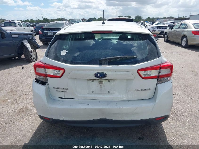 2019 Subaru Impreza 2.0I VIN: 4S3GTAA65K3715274 Lot: 39680043