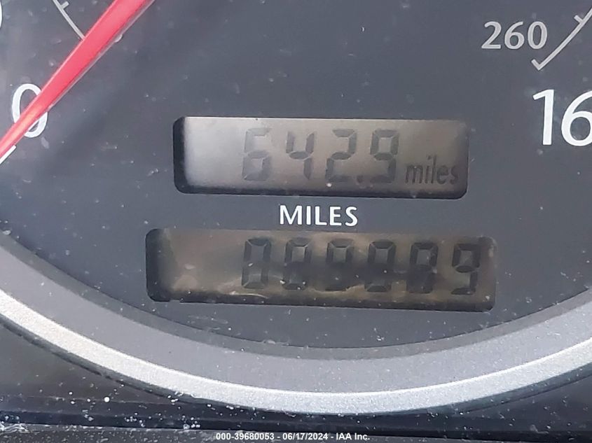 2005 Chrysler Crossfire VIN: 1C3AN55L25X036958 Lot: 39680053