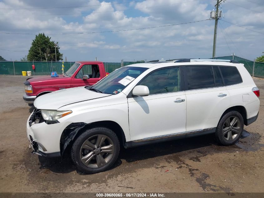 2011 Toyota Highlander Limited V6 VIN: 5TDYK3EH1BS040018 Lot: 39680065