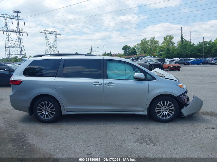 2019 Toyota Sienna Xle 8 Passenger VIN: 5TDYZ3DC4KS997051 Lot: 39680088