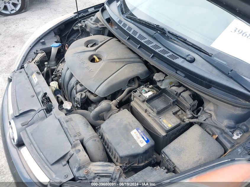 2013 Hyundai Elantra Limited VIN: KMHDH4AE7DU637909 Lot: 39680091