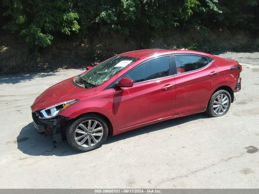 KMHDH4AE4GU544687 | 2016 HYUNDAI ELANTRA