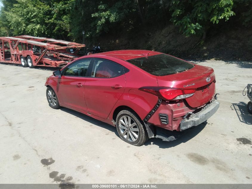 KMHDH4AE4GU544687 | 2016 HYUNDAI ELANTRA