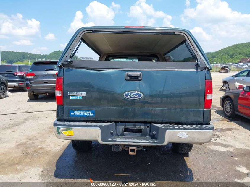 2005 Ford F-150 Stx/Xl/Xlt VIN: 1FTRF14W25NA34722 Lot: 39680129