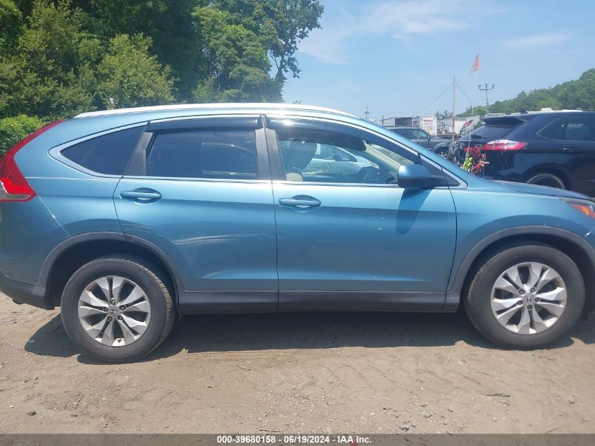 2013 Honda Cr-V Ex-L VIN: 5J6RM4H7XDL041660 Lot: 39680158