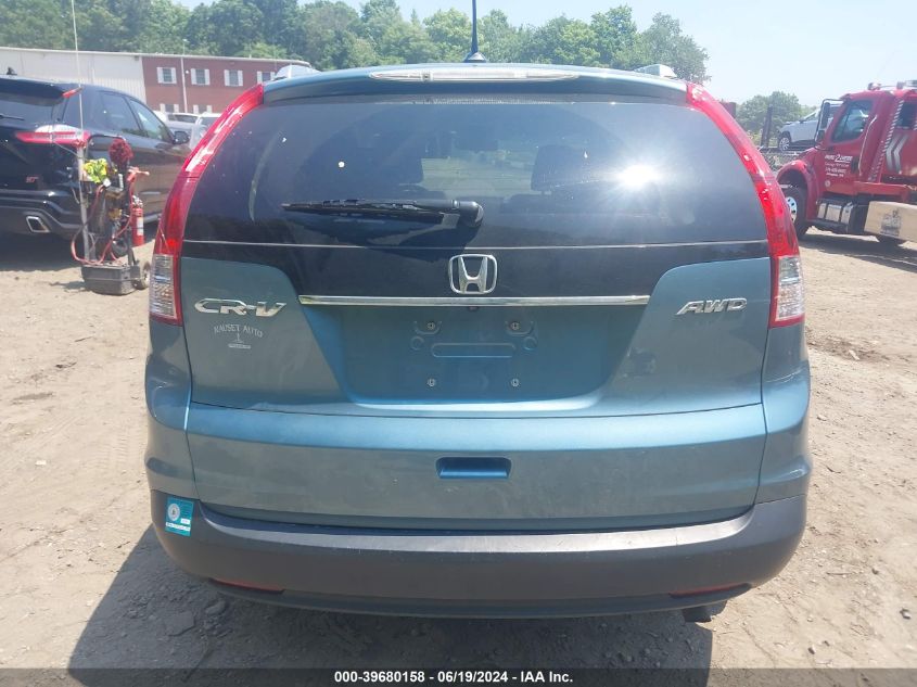 2013 Honda Cr-V Ex-L VIN: 5J6RM4H7XDL041660 Lot: 39680158