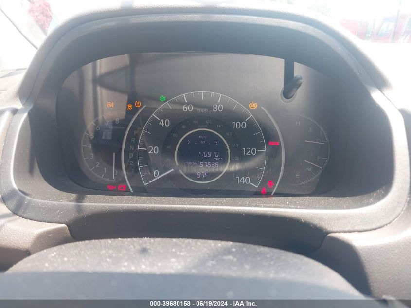 2013 Honda Cr-V Ex-L VIN: 5J6RM4H7XDL041660 Lot: 39680158