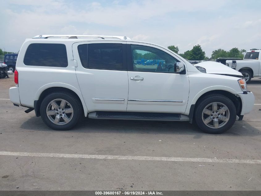 2011 Nissan Armada Platinum VIN: 5N1AA0NE9BN617372 Lot: 39680167