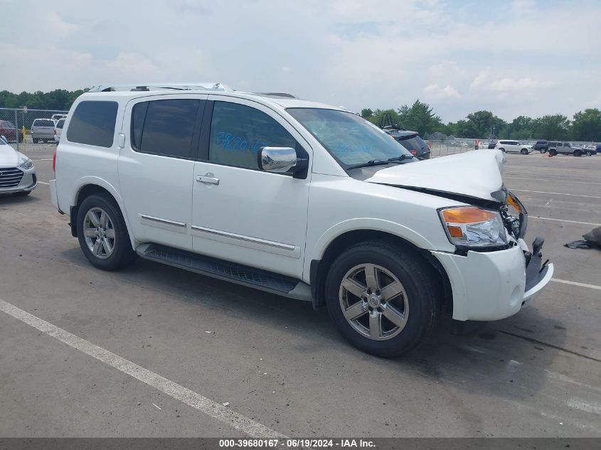 2011 Nissan Armada Platinum VIN: 5N1AA0NE9BN617372 Lot: 39680167