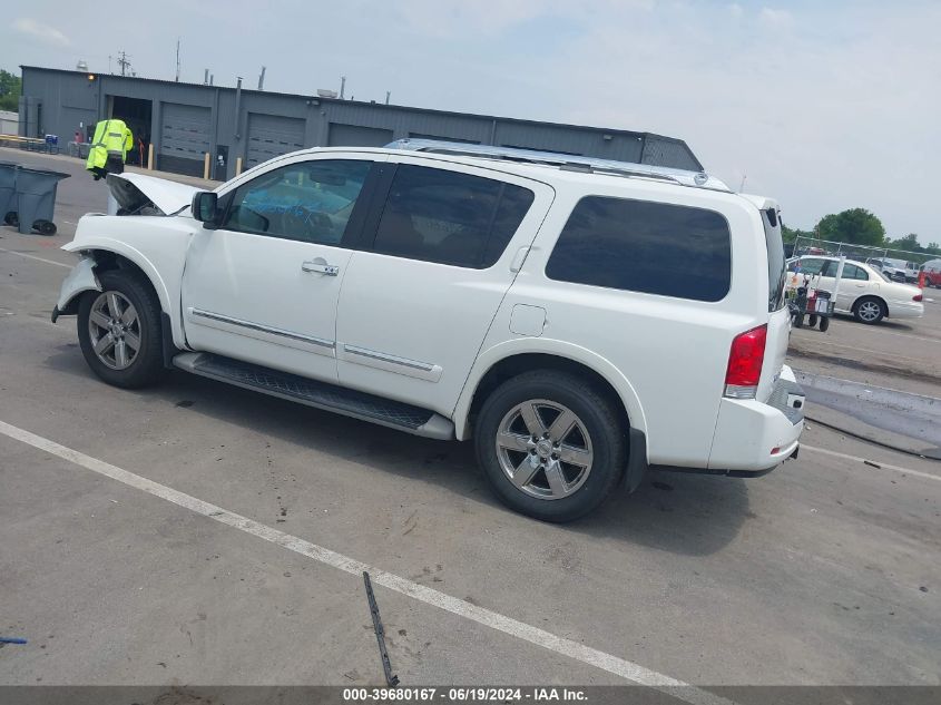 2011 Nissan Armada Platinum VIN: 5N1AA0NE9BN617372 Lot: 39680167