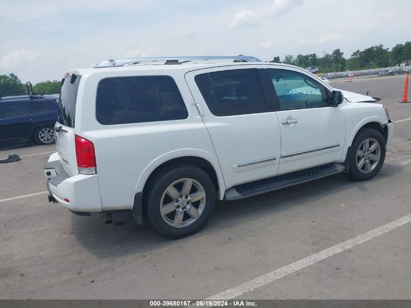 2011 Nissan Armada Platinum VIN: 5N1AA0NE9BN617372 Lot: 39680167