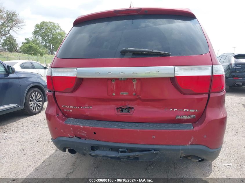 2011 Dodge Durango Citadel VIN: 1D4SE5GT4BC695062 Lot: 39680168