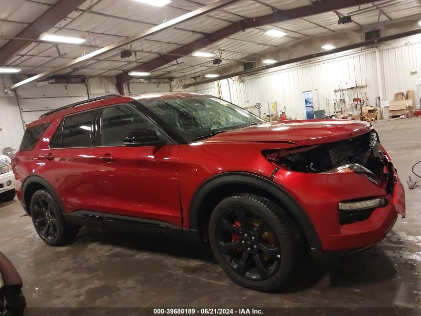 2022 Ford Explorer St VIN: 1FM5K8GC4NGC34327 Lot: 39680189