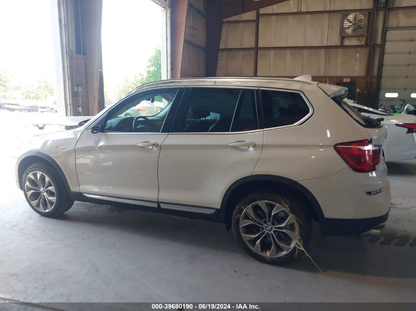 2016 BMW X3 xDrive28I VIN: 5UXWX9C52G0D77944 Lot: 39680190