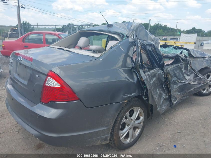 2012 Ford Fusion Se VIN: 3FAHP0HA1CR102946 Lot: 39680206