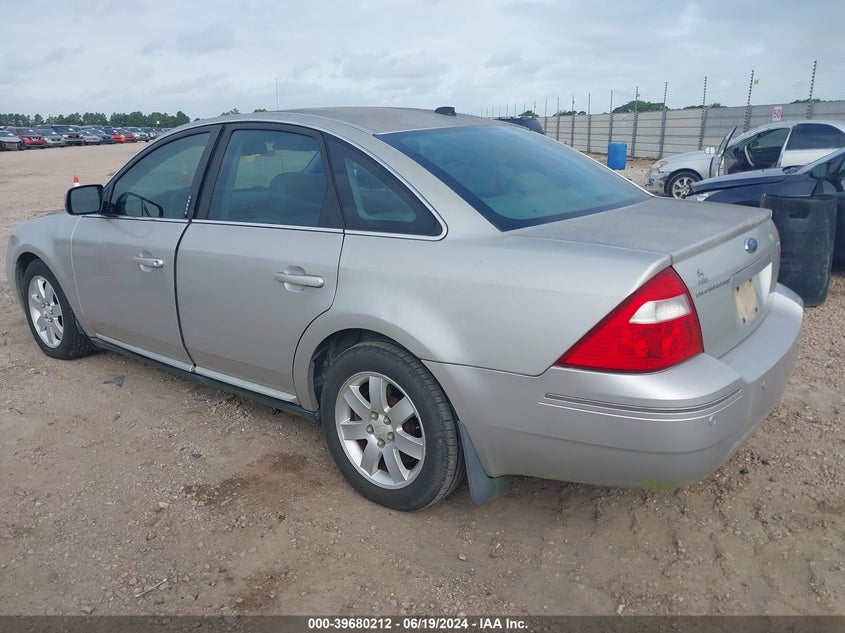 2007 Ford Five Hundred Sel VIN: 1FAFP24107G114222 Lot: 39680212