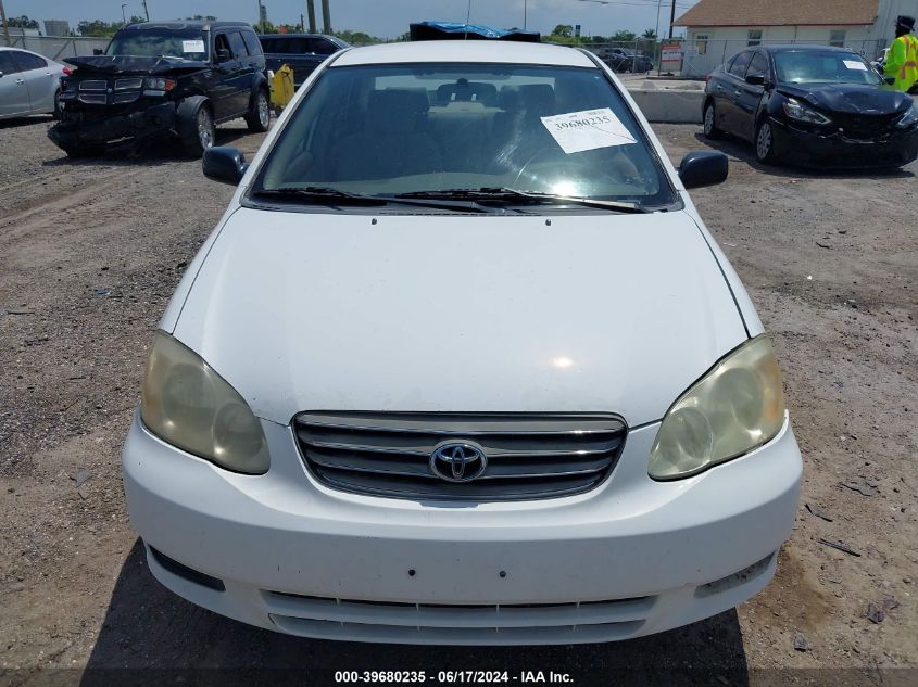 2003 Toyota Corolla Ce VIN: JTDBR32E530003540 Lot: 39680235