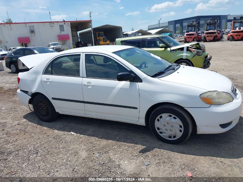 2003 Toyota Corolla Ce VIN: JTDBR32E530003540 Lot: 39680235