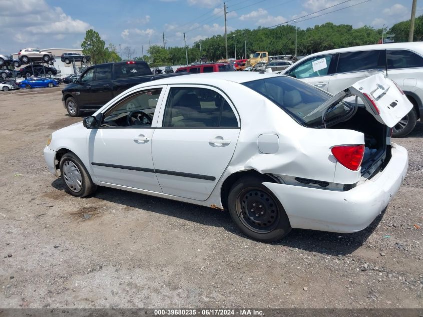 2003 Toyota Corolla Ce VIN: JTDBR32E530003540 Lot: 39680235