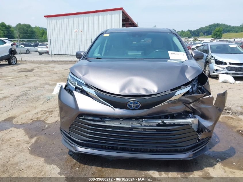 2021 Toyota Sienna Le VIN: 5TDKRKEC7MS020052 Lot: 39680272