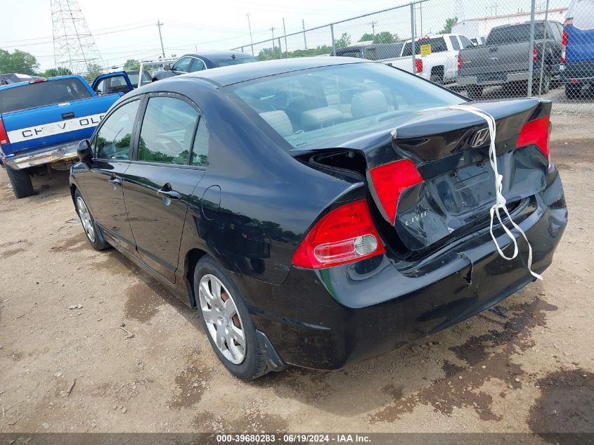 2008 Honda Civic Lx VIN: 1HGFA15598L098118 Lot: 39680283