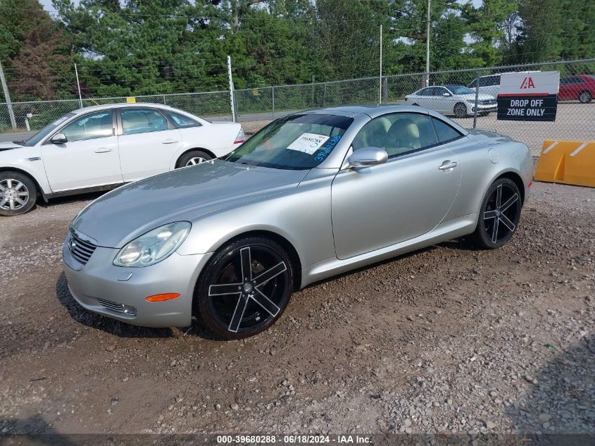 2003 Lexus Sc 430 VIN: JTHFN48YX30042384 Lot: 39680288