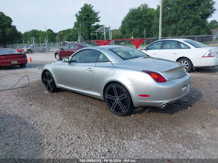 2003 Lexus Sc 430 VIN: JTHFN48YX30042384 Lot: 39680288