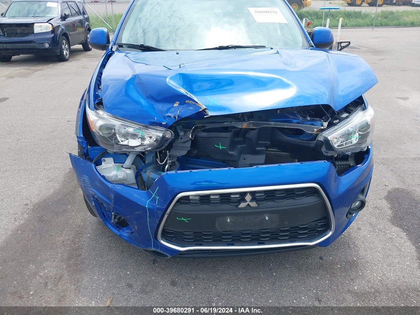 2015 Mitsubishi Outlander Sport Es VIN: 4A4AR3AW7FE033435 Lot: 39680291