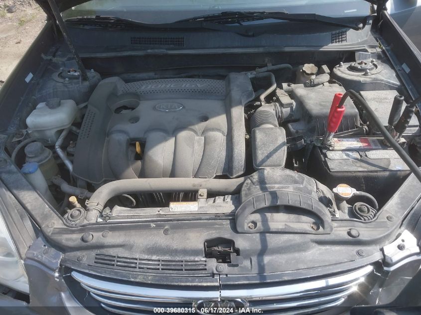 2008 Kia Optima Lx VIN: KNAGE123585257812 Lot: 39680315