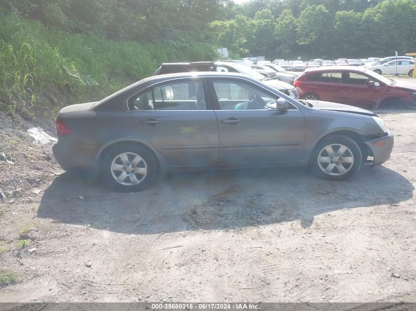 2008 Kia Optima Lx VIN: KNAGE123585257812 Lot: 39680315