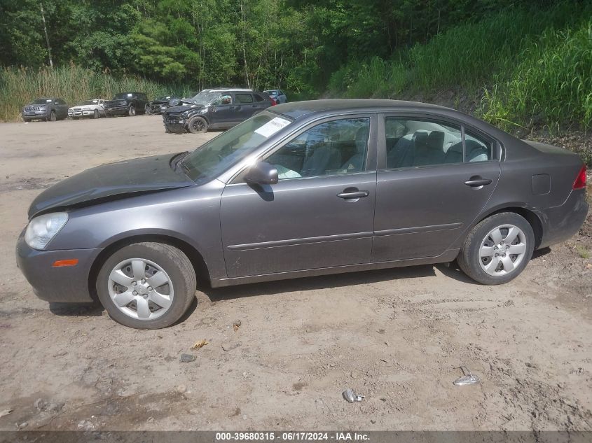 2008 Kia Optima Lx VIN: KNAGE123585257812 Lot: 39680315