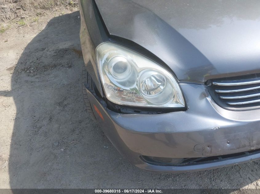 2008 Kia Optima Lx VIN: KNAGE123585257812 Lot: 39680315