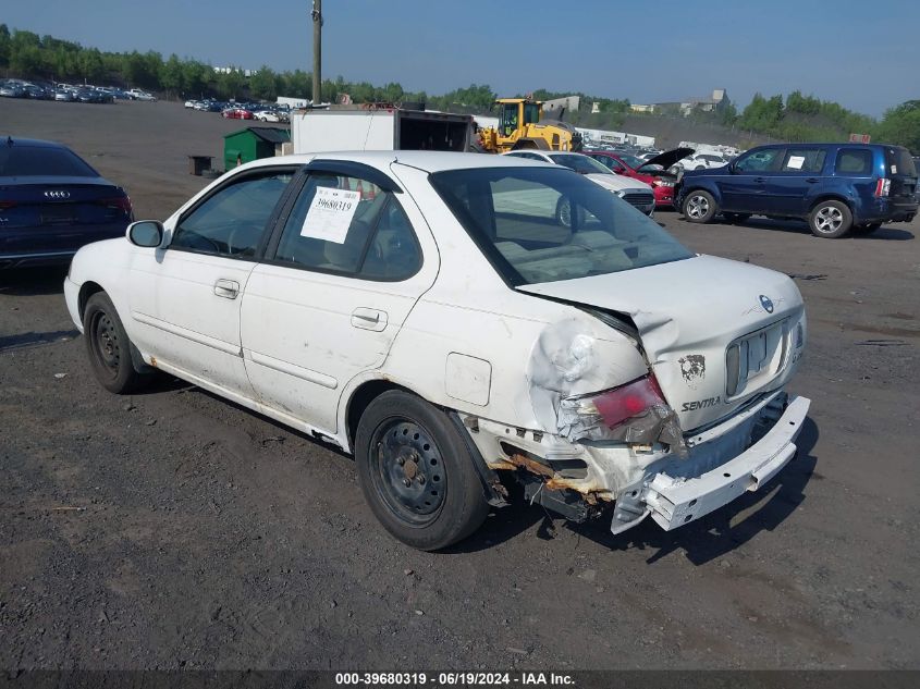 2003 Nissan Sentra Gxe VIN: 3N1CB51D63L797810 Lot: 39680319