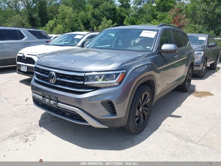 2022 Volkswagen Atlas 3.6L V6 Se W/Technology VIN: 1V2KR2CA0NC547417 Lot: 39680334