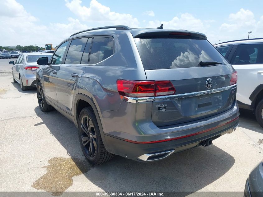 2022 Volkswagen Atlas 3.6L V6 Se W/Technology VIN: 1V2KR2CA0NC547417 Lot: 39680334