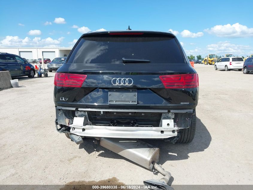 2017 Audi Q7 2.0T Premium VIN: WA1LHAF70HD048810 Lot: 39680335