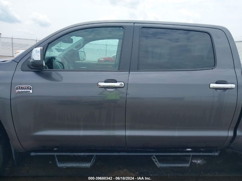 2019 TOYOTA TUNDRA 1794 5.7L V8 - 5TFAY5F13KX805821