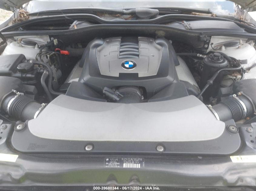 2006 BMW 750I VIN: WBAHL83566DT01094 Lot: 39680344