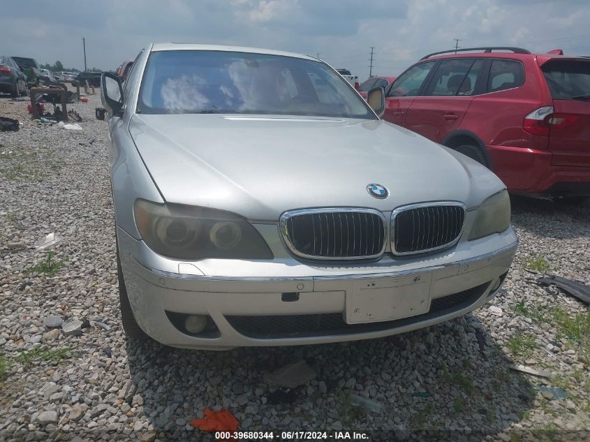 2006 BMW 750I VIN: WBAHL83566DT01094 Lot: 39680344