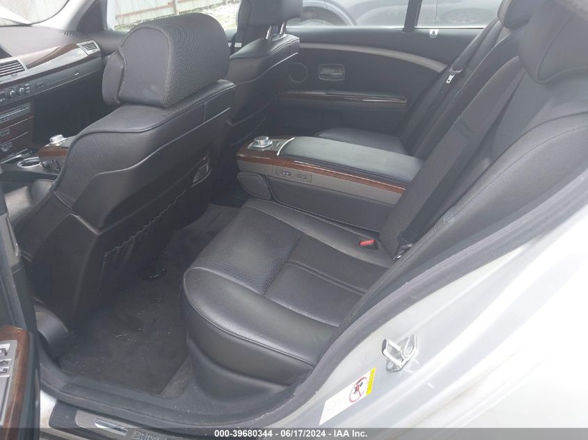 2006 BMW 750I VIN: WBAHL83566DT01094 Lot: 39680344