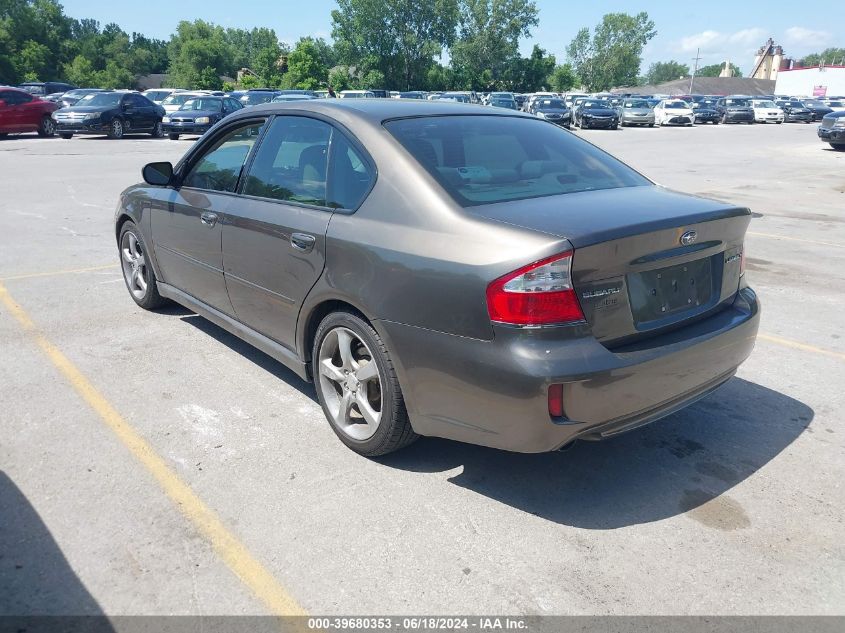 2009 Subaru Legacy 2.5I VIN: 4S3BL616X97219834 Lot: 39680353