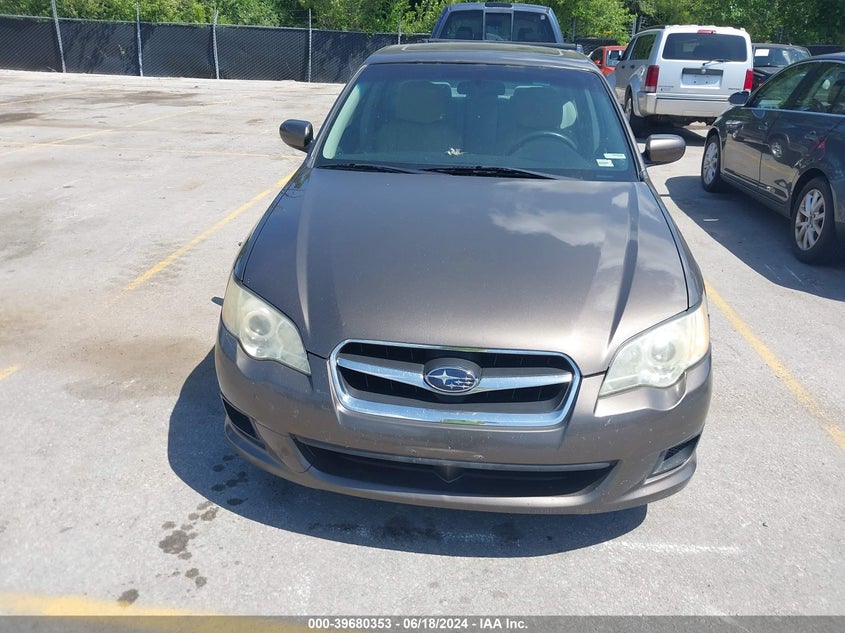 2009 Subaru Legacy 2.5I VIN: 4S3BL616X97219834 Lot: 39680353