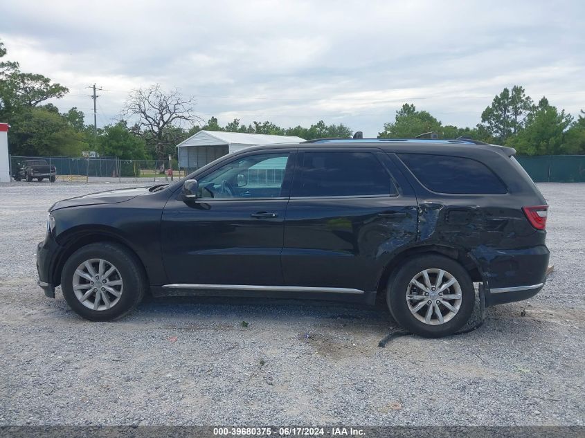 2014 Dodge Durango Sxt VIN: 1C4RDJAGXEC301541 Lot: 39680375