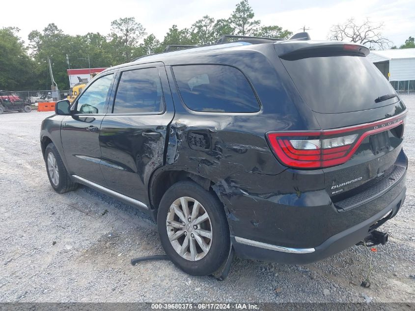 2014 Dodge Durango Sxt VIN: 1C4RDJAGXEC301541 Lot: 39680375