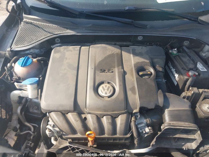 2012 Volkswagen Passat 2.5L Se VIN: 1VWBP7A39CC094174 Lot: 39680400