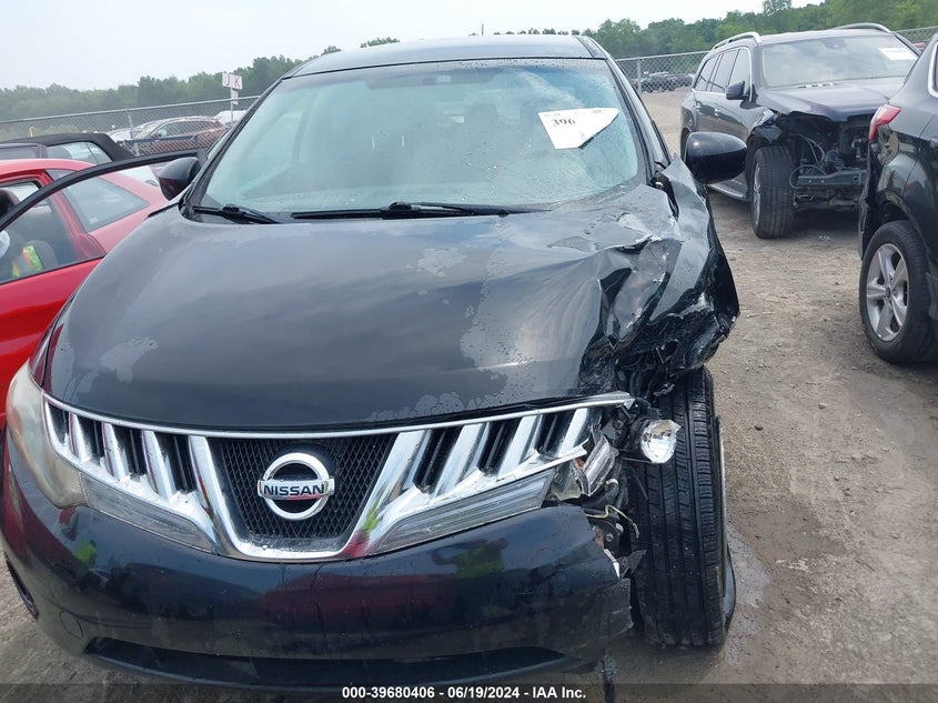 2010 Nissan Murano S VIN: JN8AZ1MW4AW129666 Lot: 39680406