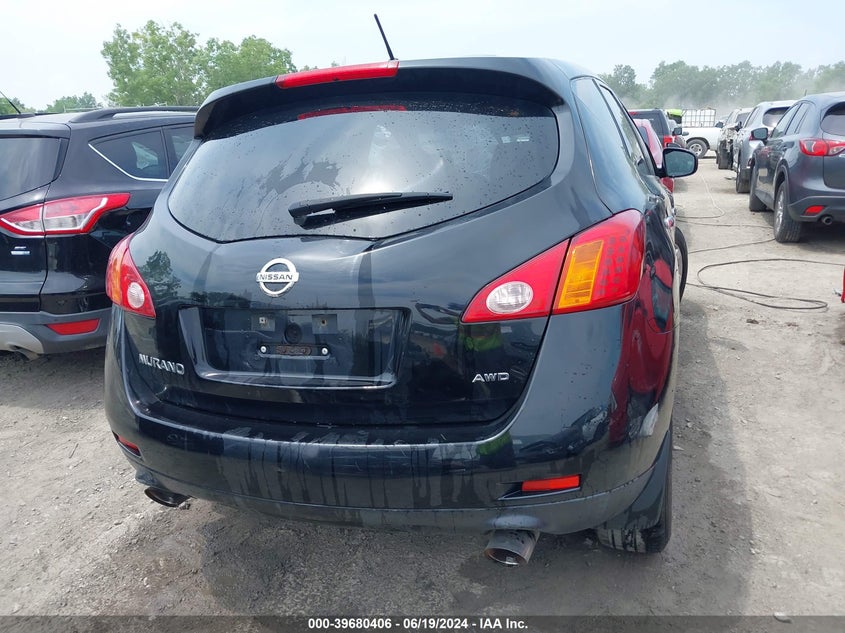 2010 Nissan Murano S VIN: JN8AZ1MW4AW129666 Lot: 39680406
