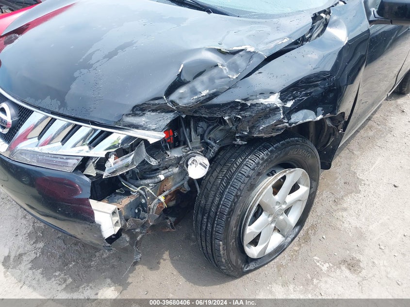 2010 Nissan Murano S VIN: JN8AZ1MW4AW129666 Lot: 39680406